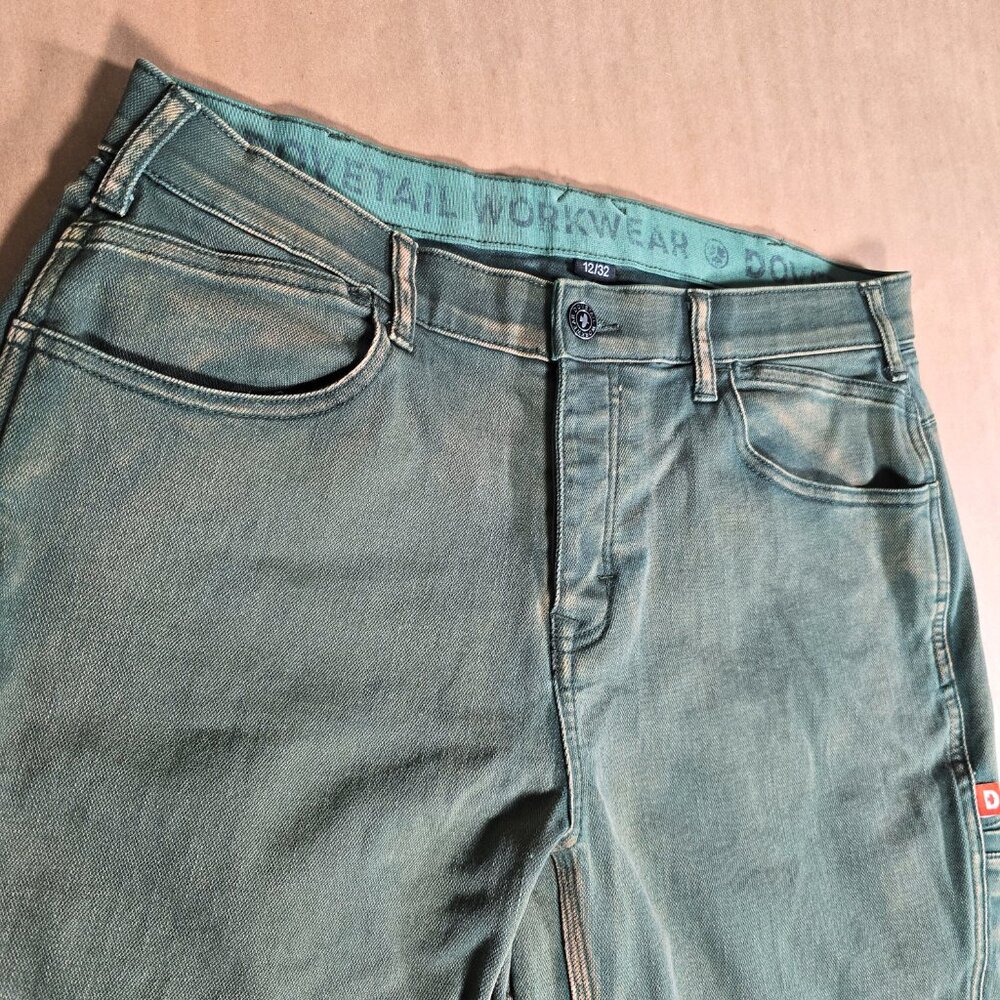 12/32 - Dovetail Workwear Shop Pant - Olive Green